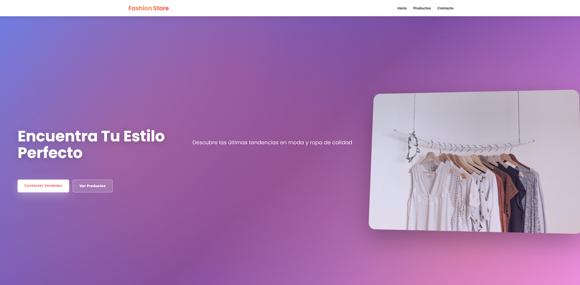 Tienda de Ropa - Página web